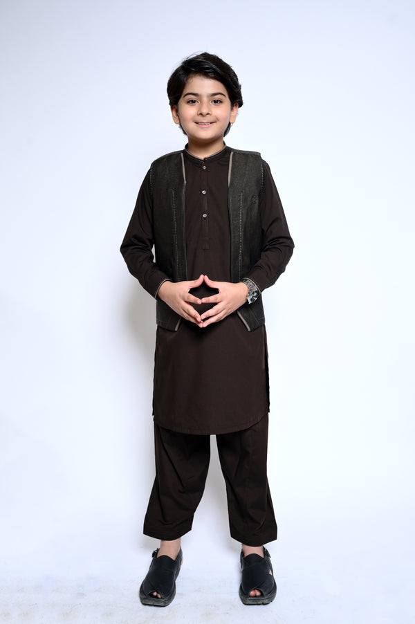 Boys Waist Coat Suit 4681