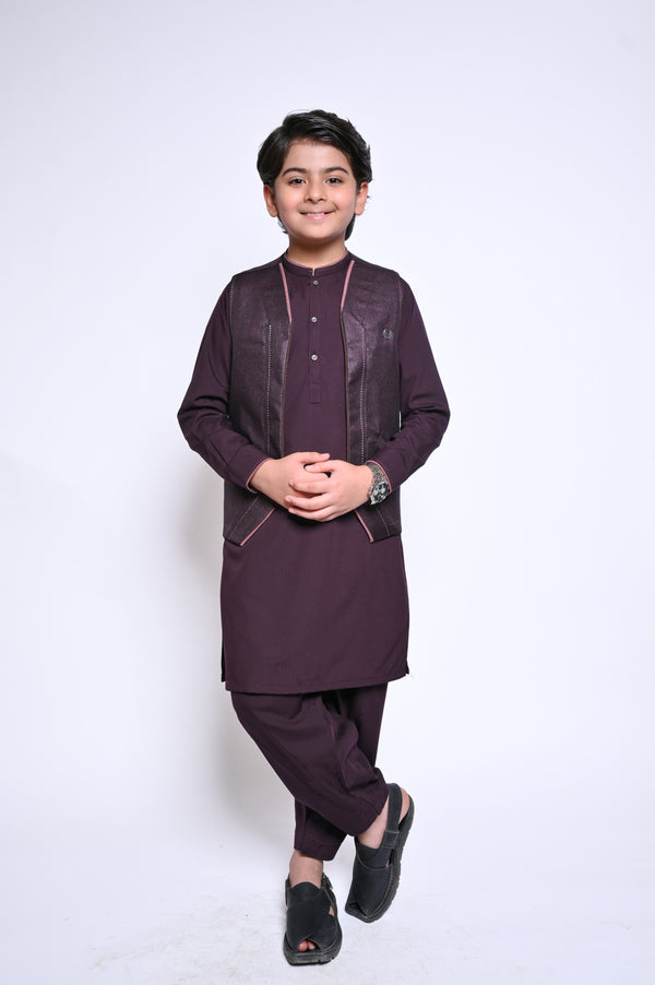 Boys Waist Coat Suit 4681