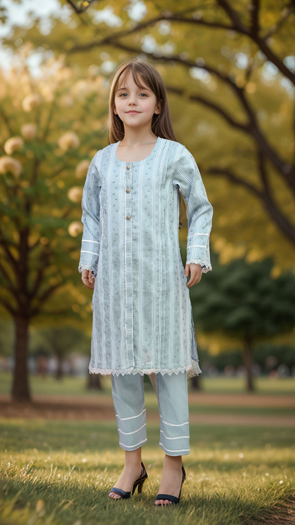 Cotton Designing 2Pc Suit 4690