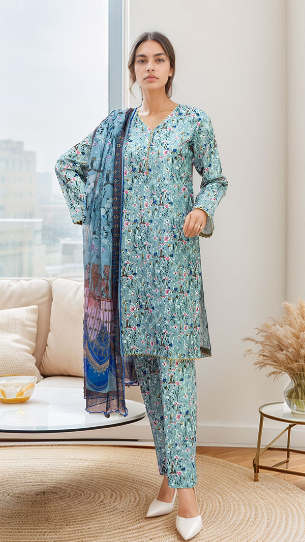 Women 3 PC Suit -Grey